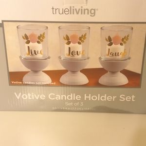 Glass Candle Holder